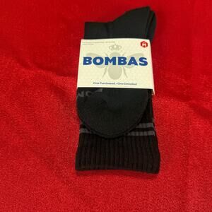 Bombas Unisex Black Size Medium Adult Socks
